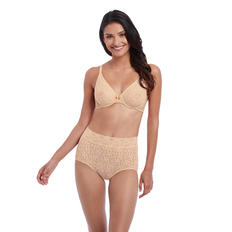 Halo Lace Plunge Bra Nude - Wacoal - Image 2