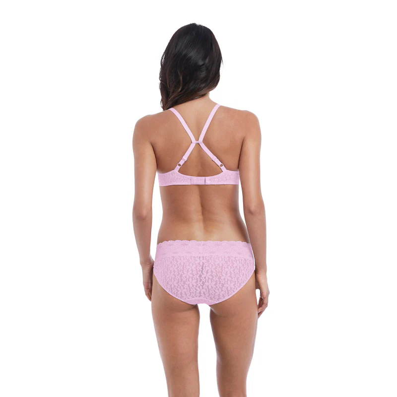 Halo Lace Plunge Bra Sweet Pink - Wacoal - Image 4