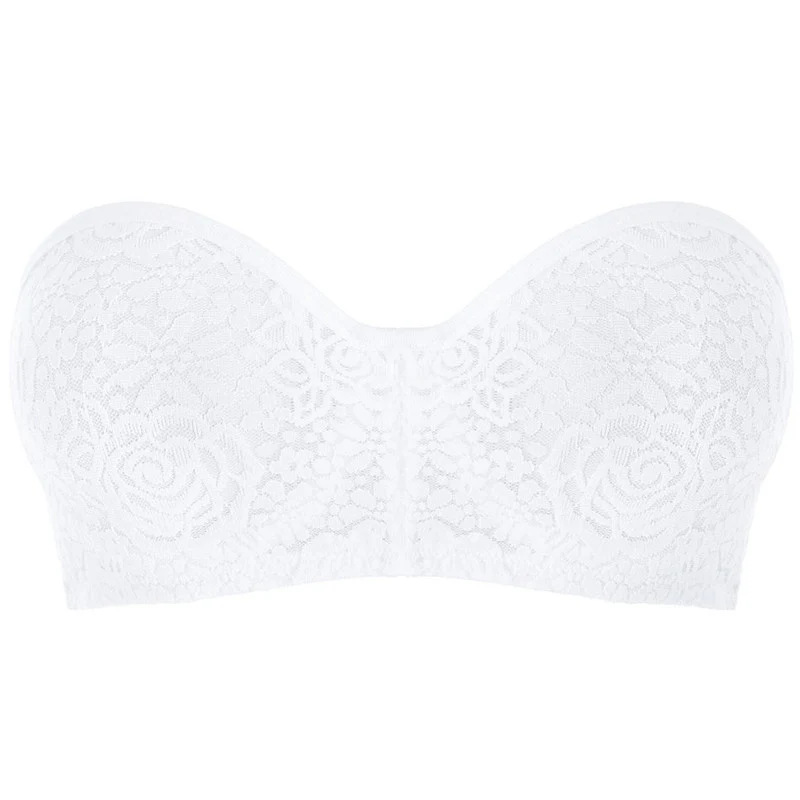 Halo Lace Strapless Bra Ivory - Wacoal