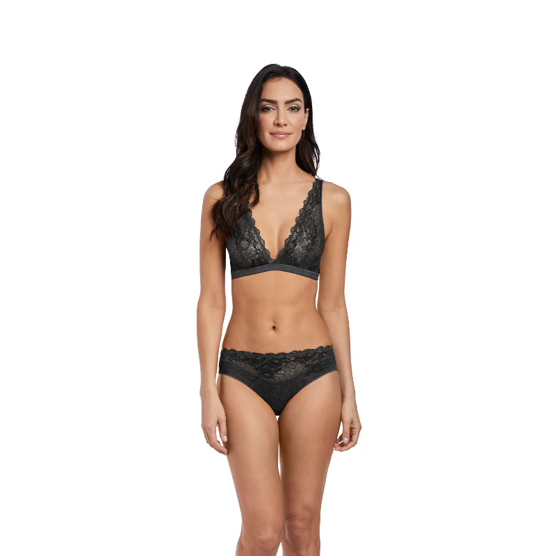 Lace Perfection Brief Charcoal Grey - Wacoal - Image 3