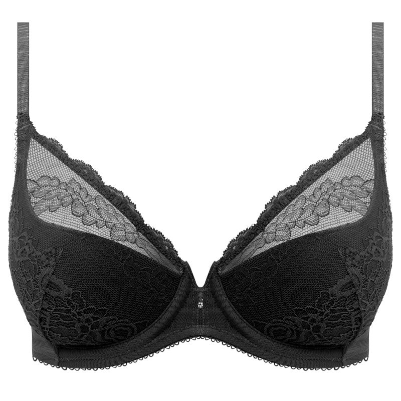 Ravissant Plunge Bra Underwired Black - Wacoal