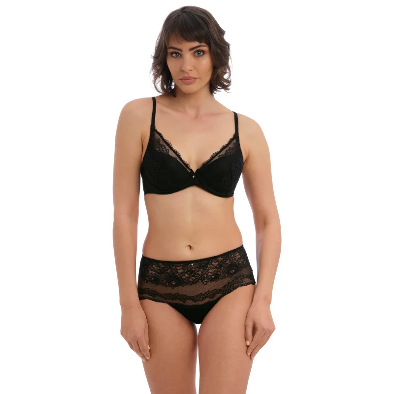 Ravissant Plunge Bra Underwired Black - Wacoal - Image 2